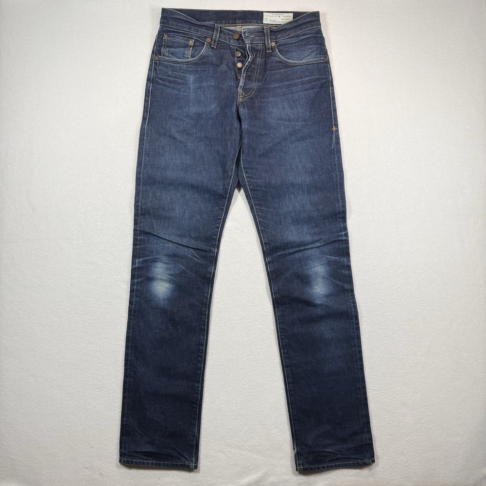 Imogene + Willie‎ Jeans Mens 29x34 Hank Slim Straight Selvedge USA Indigo Denim
